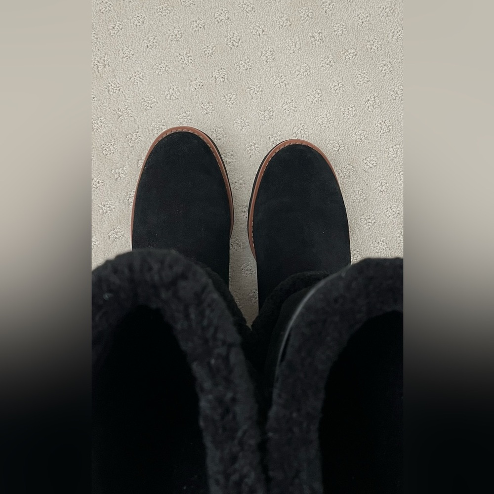 Coach Suede and Shearling Boots - Picture 10 of 10